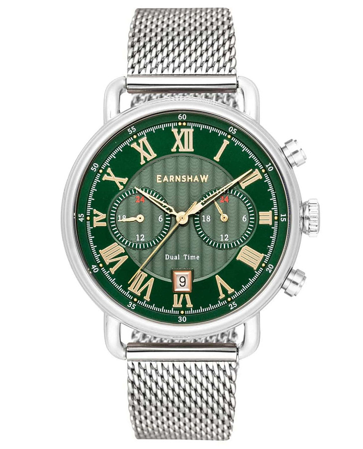Часы Earnshaw Investigator ES-8194-33 — мужские, зеленый