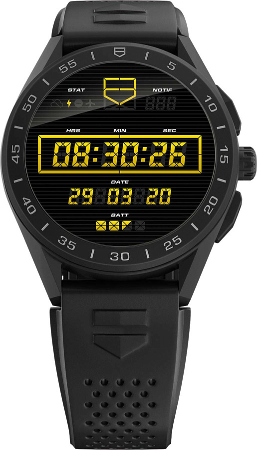 Часы TAG Heuer Connected Calibre E3 - 45 mm SBG8A80.BT6221 — мужские, каучук