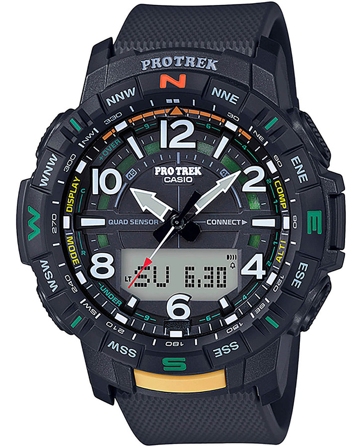 Часы Casio Pro Trek PRT-B50-1DR (PRT-B50-1) — мужские, черный