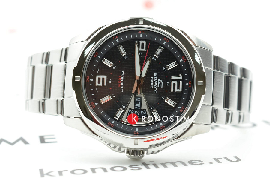 Часы Casio Edifice EF-129D-1A — нержавеющая сталь, мужские