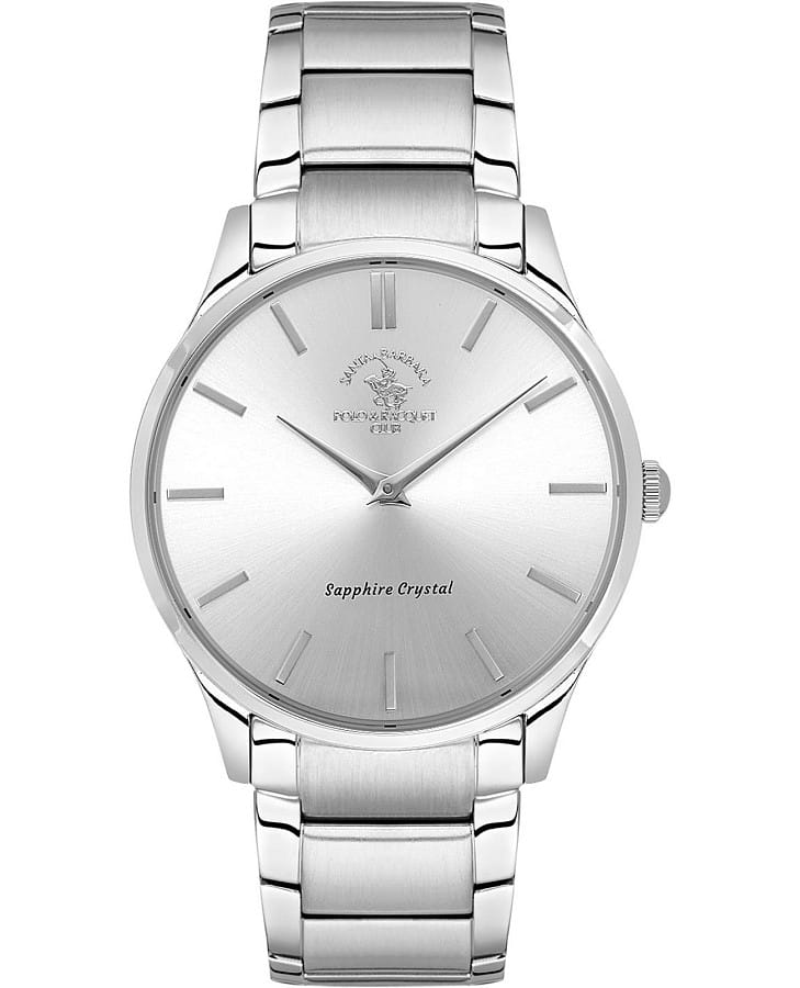 Часы Santa Barbara Polo & Racquet Club SB.4.10020-1 — мужские, серебристый