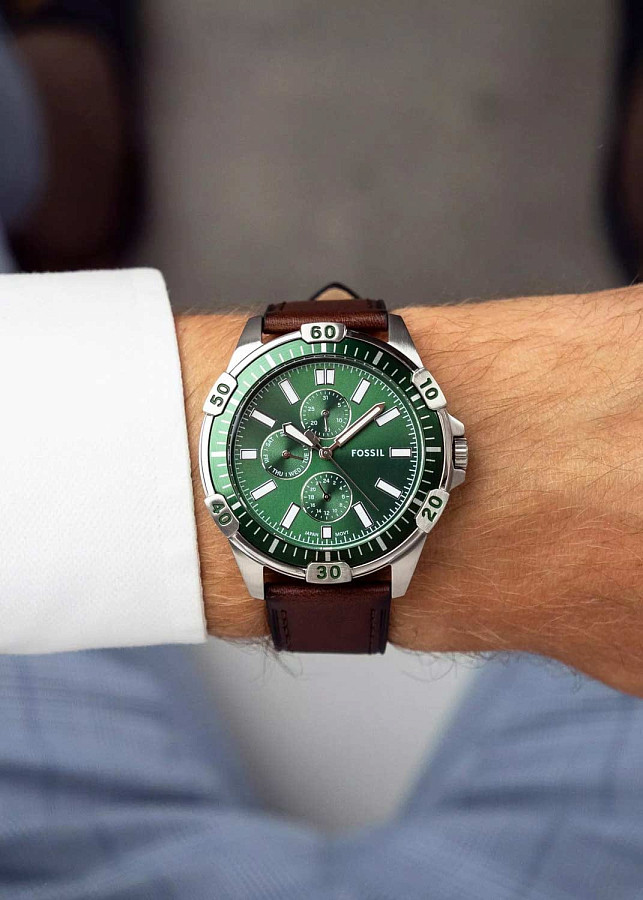Часы Fossil Garrett FS6147 — металл сталь, США