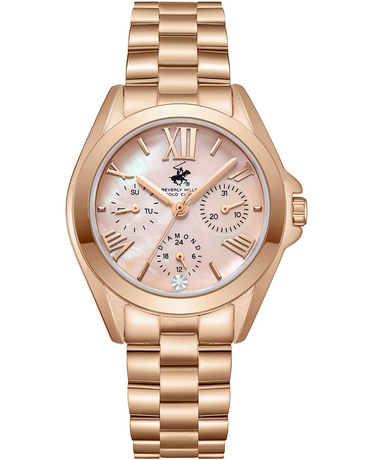Часы Beverly Hills Polo Club BP3653C.410 — женские, розовый