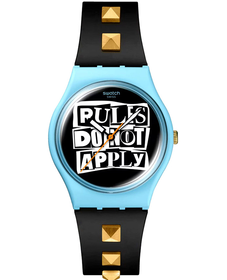 Часы Swatch Broken Rules SO31L101 — мужские, цветной