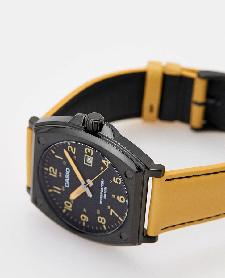 Часы Casio Collection MTP-E715L-5A — кожаный, мужские