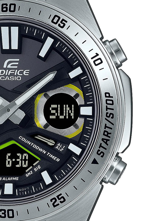 Часы Casio Edifice EFV-C110D-1A3VDF (EFV-C110D-1A3) — черный, сталь алюминий металл