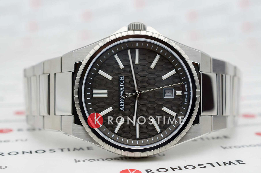 Часы Aerowatch 42999 AA03 M — кварцевые, металл сталь