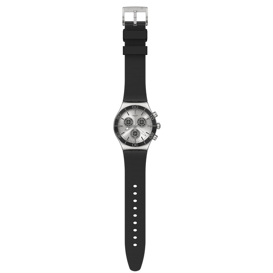 Часы Swatch I New Chrono YVS486 — резина, мужские