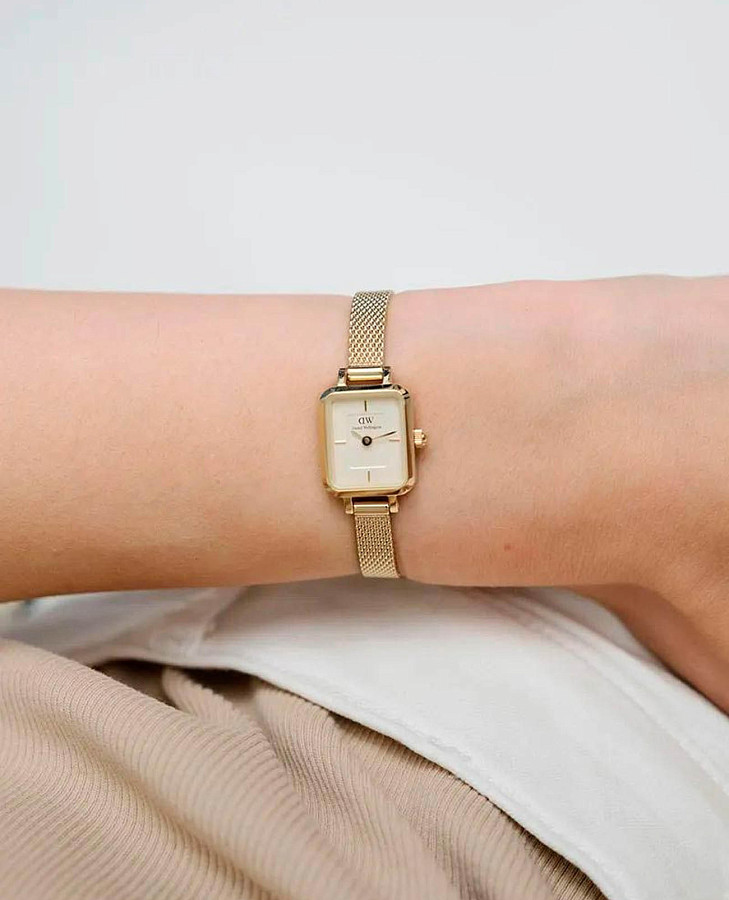 Часы Daniel Wellington Quadro DW00100656 — кварцевые, сталь металл