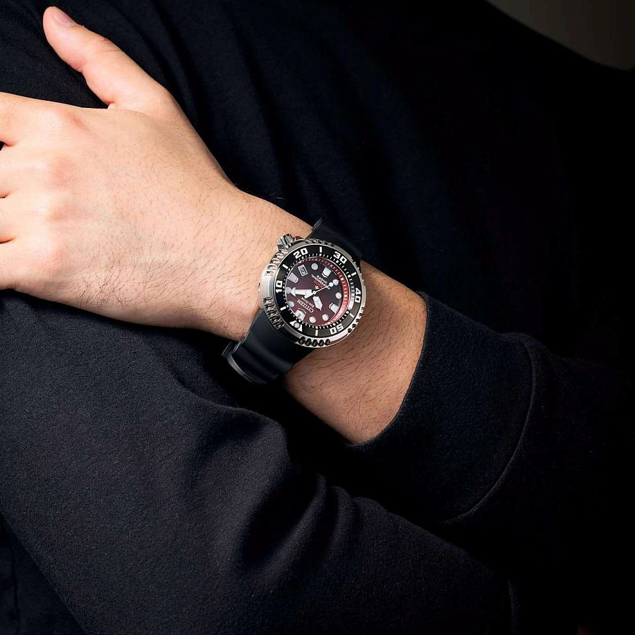 Часы Citizen Promaster BN1024-01Z — кварцевые, металл сталь