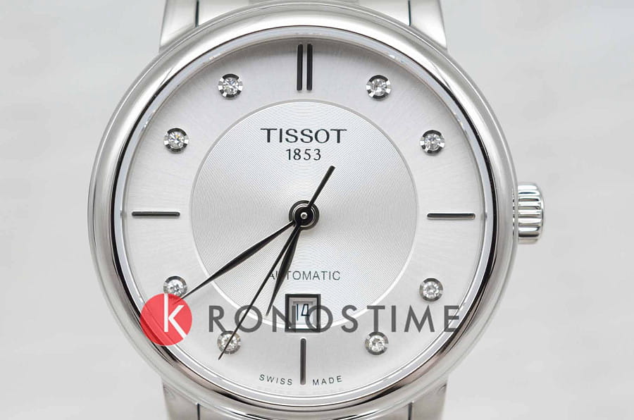 Часы Tissot Carson Automatic Lady T122.207.11.036.00 — сталь металл, Швейцария