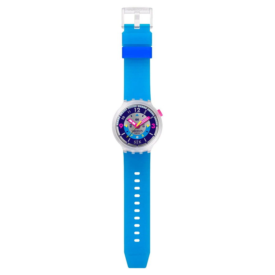 Часы Swatch Neon Hielo SB01K400 — цветной, пластик