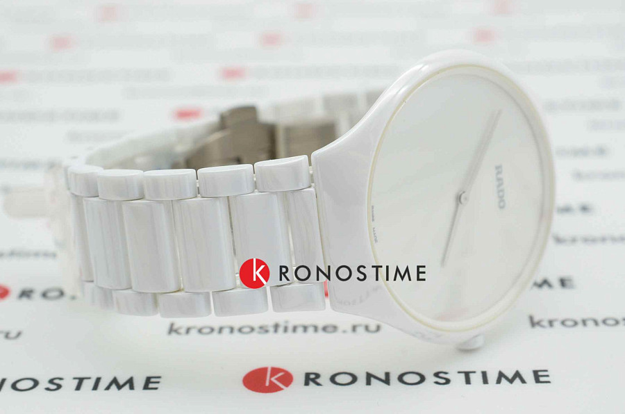 Часы Rado True Thinline R27957012 — черный, металл сталь керамика