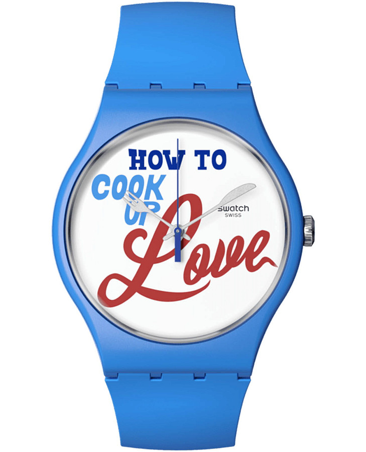 Часы Swatch New Gent SUOZ353 — женские, белый
