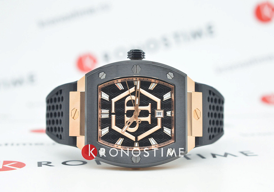 Часы Philipp Plein The Hexagon PWPUA0124 — кварцевые, металл сталь