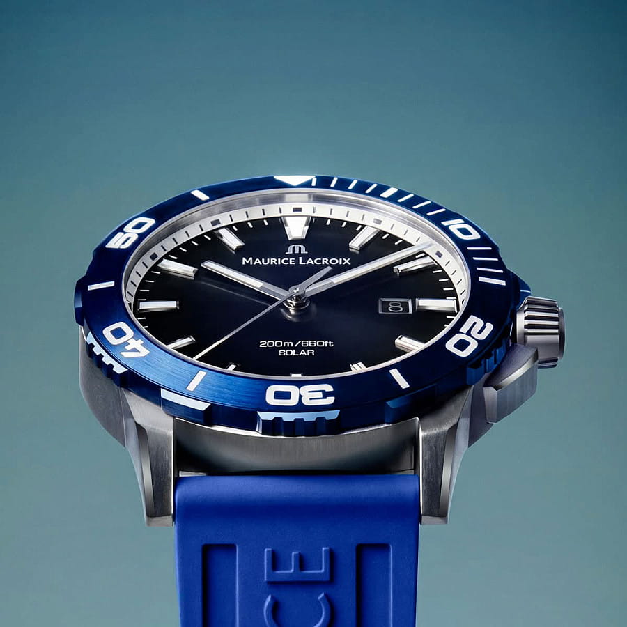 Часы Maurice Lacroix Pontos PT1008-SSL40-430-4 — кварцевые, металл сталь