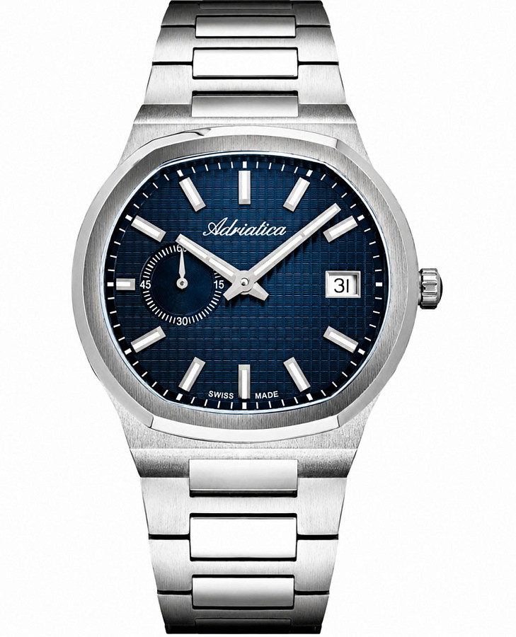 Часы Adriatica A8349.5115A — мужские, синий