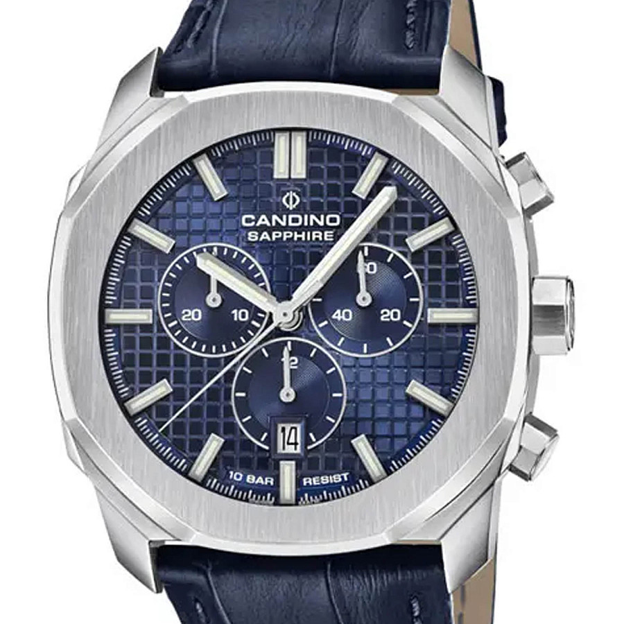 Часы Candino Chronos Carree C4747/2 — кварцевые, сталь металл