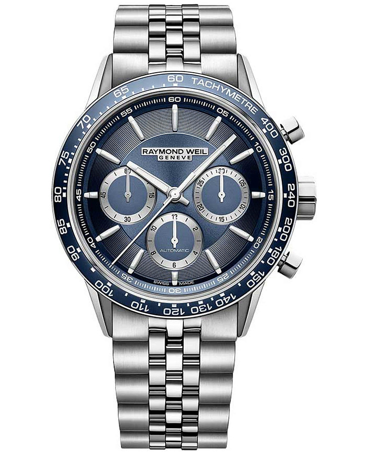 Часы Raymond Weil Freelancer 7741-ST3-50021 — мужские, синий