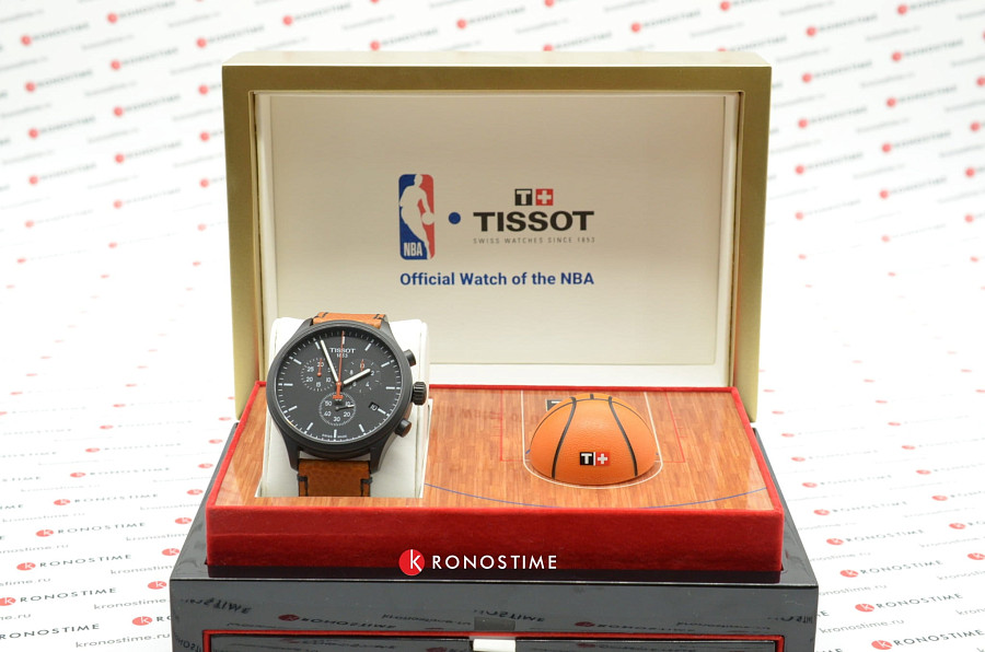 Часы Tissot Chrono XL NBA Collector T116.617.36.051.08 — оранжевый, сталь металл