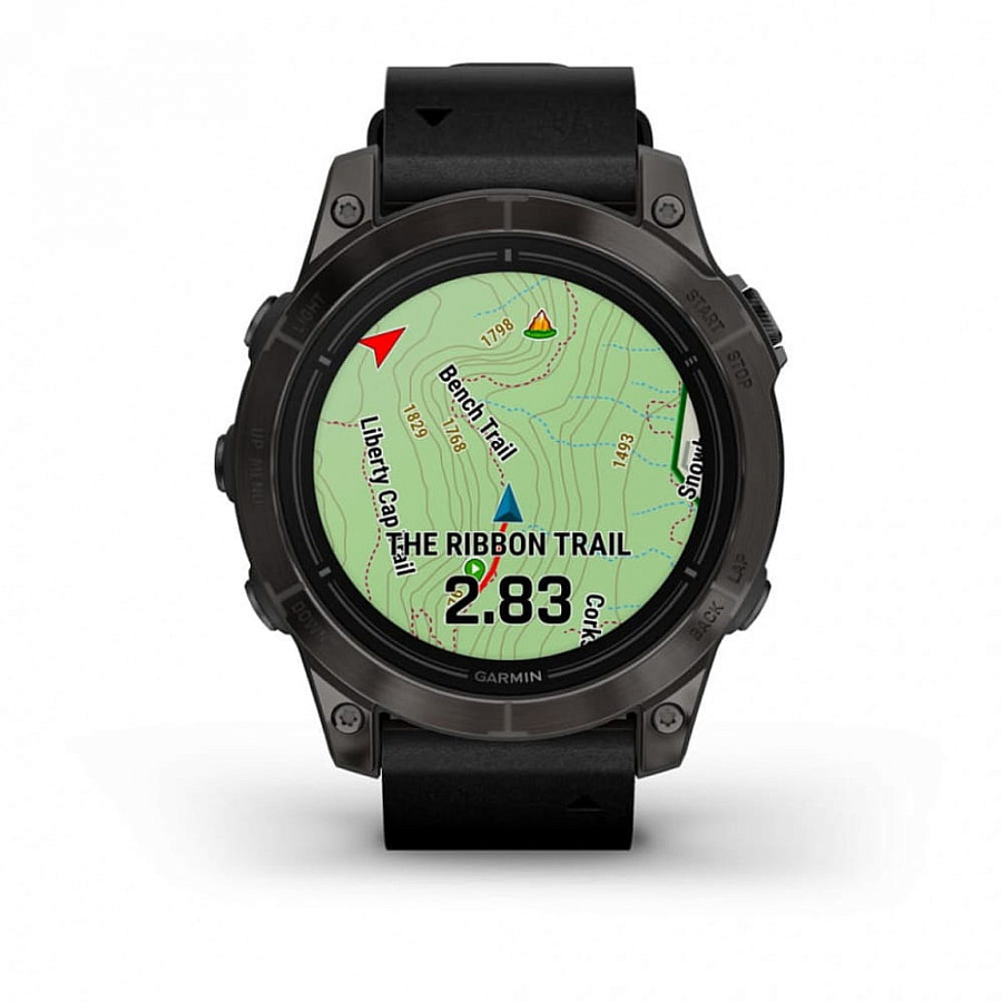 Часы Garmin Epix Pro (Gen 2) Sapphire Edition 010-02803-30 — кожаный, мужские