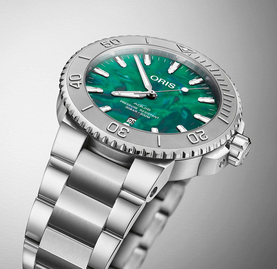 Часы Oris Aquis Oris X Bracenet 01 733 7730 4137-07 8 24 05PEB — сталь металл, Швейцария