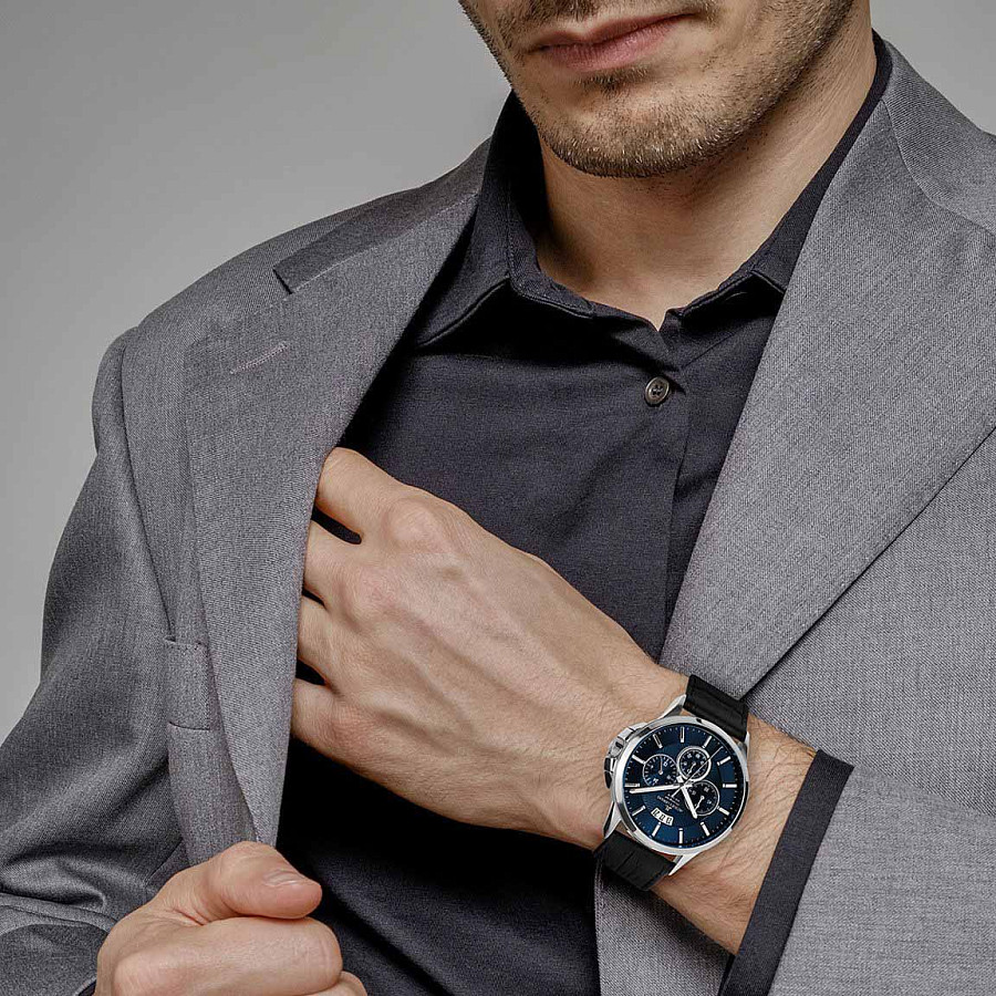 Часы Jacques Lemans Classic 1-1542G — мужские, кожаный