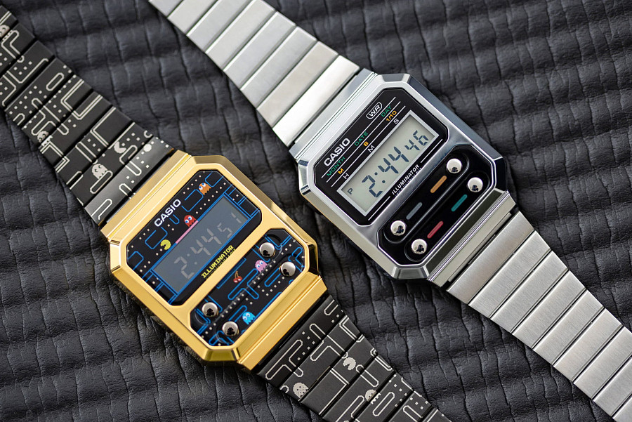 Часы Casio Vintage A100WE-1AEF — нержавеющая сталь, мужские