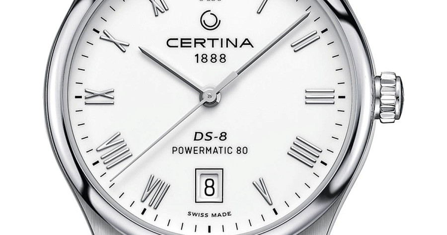 Часы Certina DS-8 Powermatic 80 C033.407.11.013.00 — механические, сталь металл