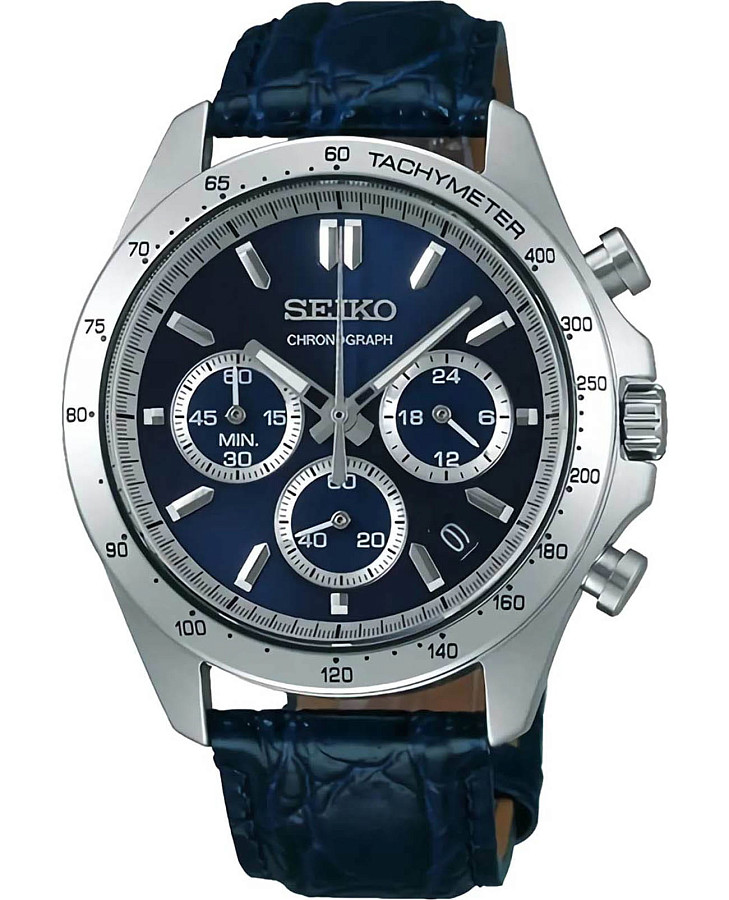 Часы Seiko Spirit Chronograph SBTR019 — мужские, синий