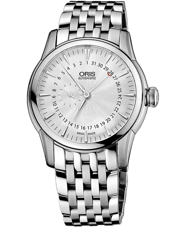 Часы Oris Artelier 01 744 7665 4051-07 8 22 77 — мужские, серебристый