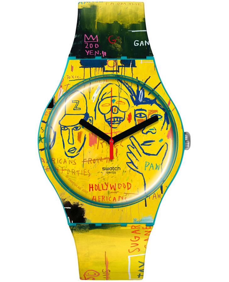 Часы Swatch New Gent SUOZ354 — женские, желтый
