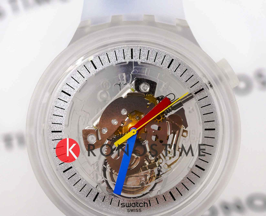 Часы Swatch Big Bold Lacquered SB01K100 — пластик, Швейцария