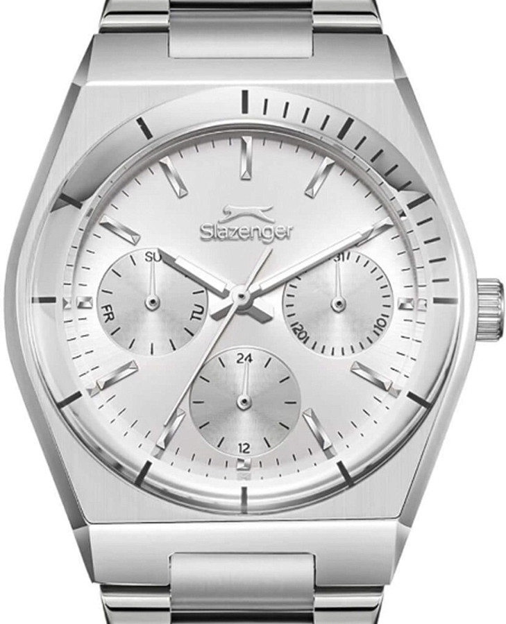 Часы Slazenger SL.09.2467.4.01 — серебристый, металл суперметалл