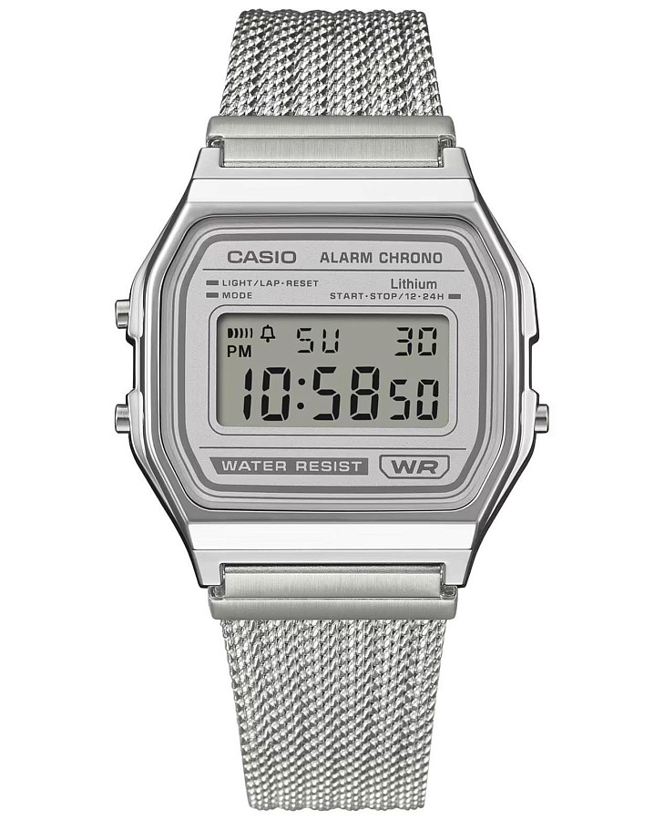 Часы Casio Vintage A-158WEM-7 — женские, белый