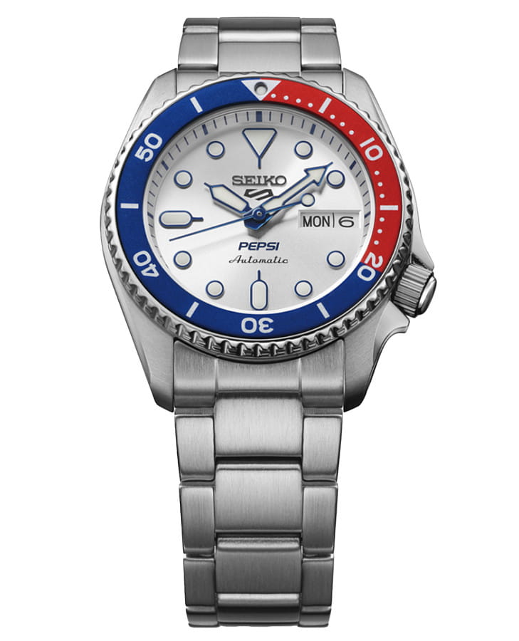 Часы Seiko 5 Sports SRPL99K1 — серебристый, металл сталь