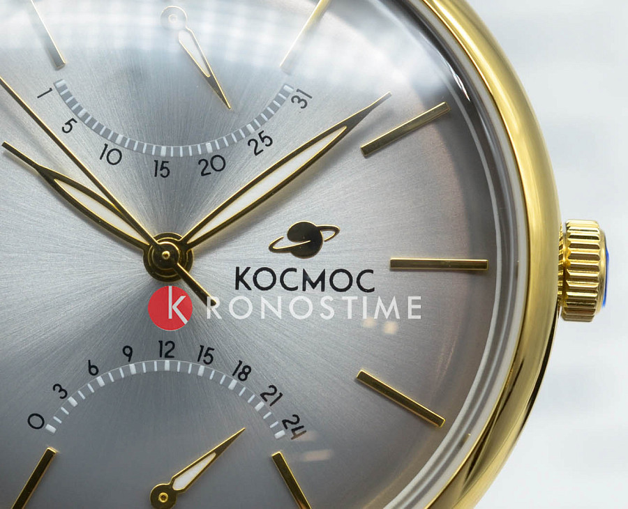 Часы Космос Космопорт K 058.20.33 — сталь металл, Россия