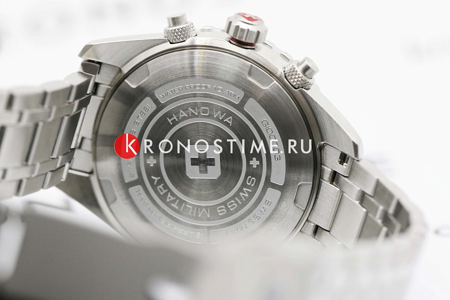 Часы Swiss Military Hanowa Afterburn Chrono SMWGI0000307 — нержавеющая сталь, мужские