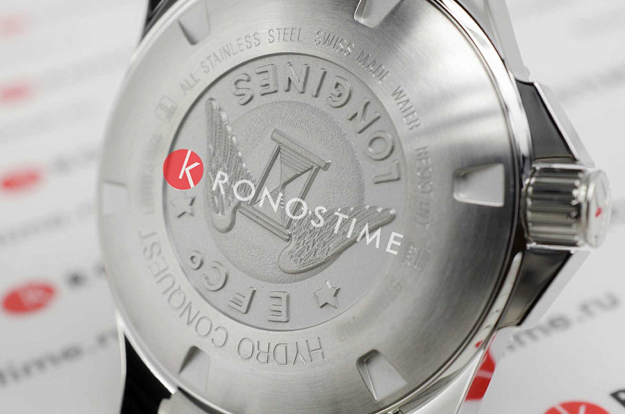Часы Longines HydroConquest L3.841.4.96.6 — мужские, нержавеющая сталь