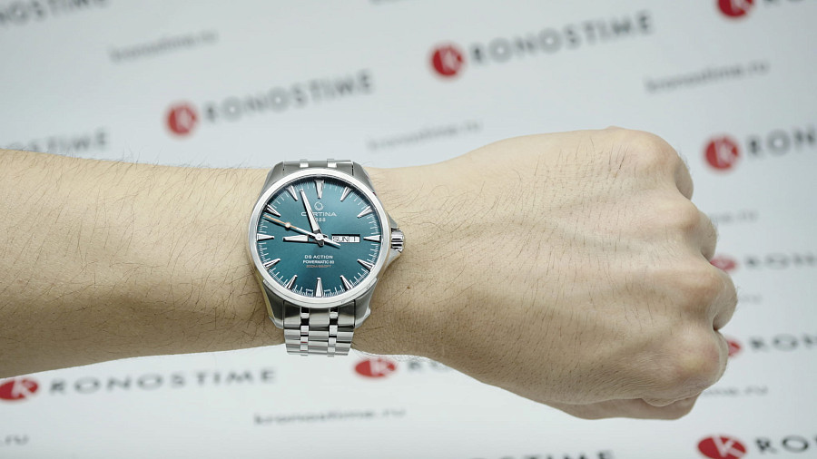 Часы Certina DS Action Day-Date C032.430.11.091.00 — мужские, серебристый