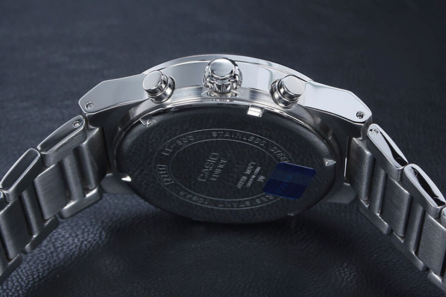 Часы Casio Edifice EF-500D-1A — нержавеющая сталь, мужские