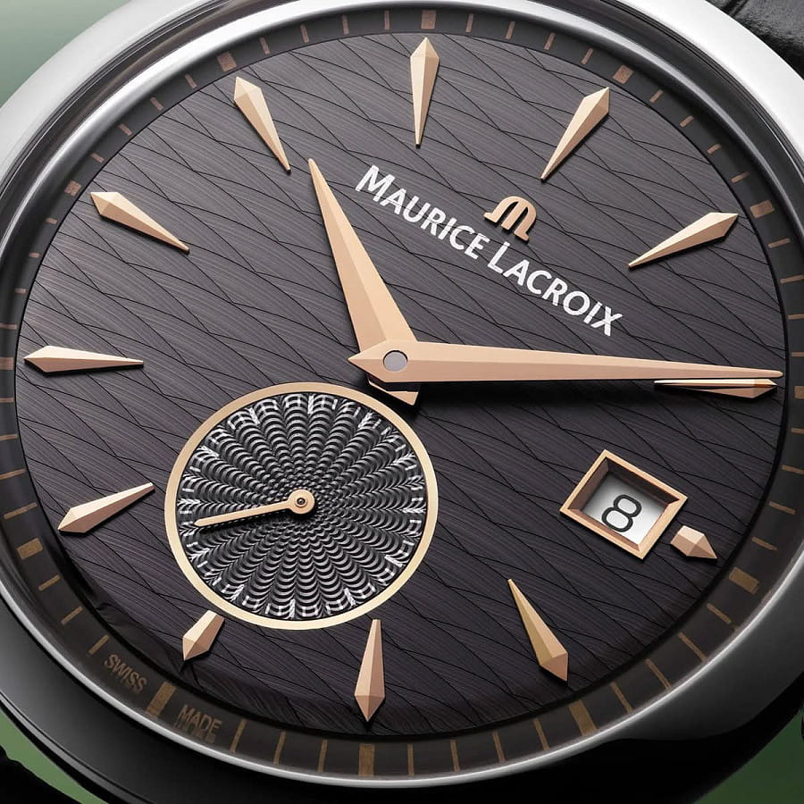 Часы Maurice Lacroix 1975 756207-SS001-330-2 — кожаный, мужские