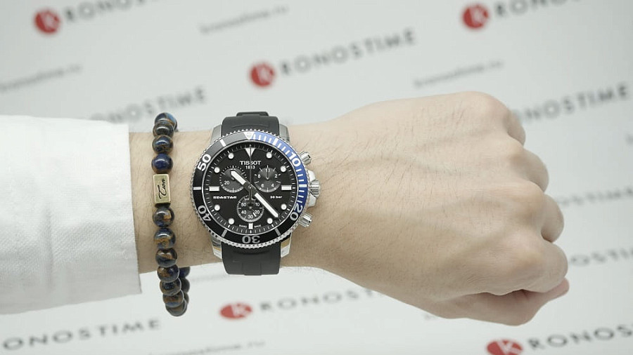 Часы Tissot Seastar 1000 Chronograph T120.417.17.051.02 — Швейцария, мужские