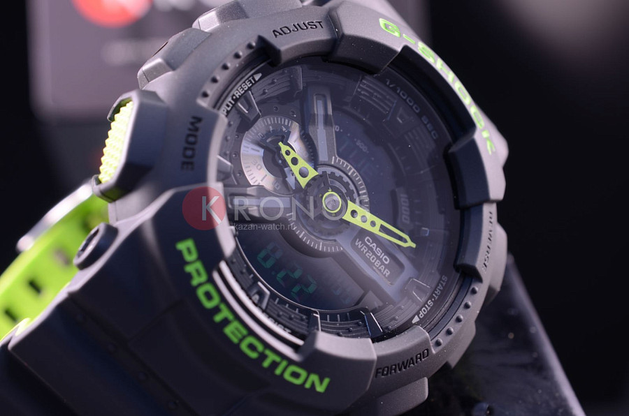 Часы Casio G-Shock GA-110LN-8A — мужские, полимер