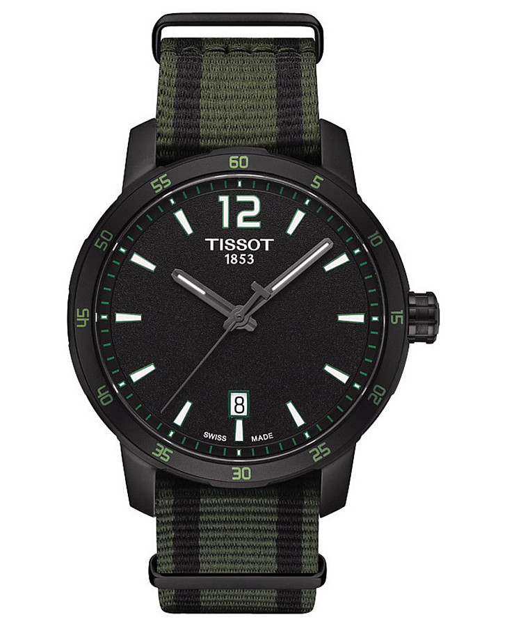 Часы Tissot T-Sport Quickster T095.410.37.057.00 — мужские, черный
