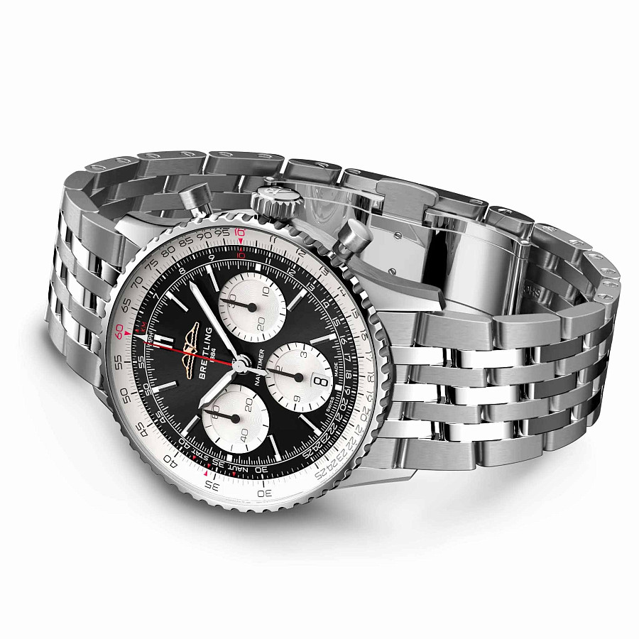 Часы Breitling Navitimer B01 Chronograph 41 AB0139211B1A1 — металл сталь, Швейцария