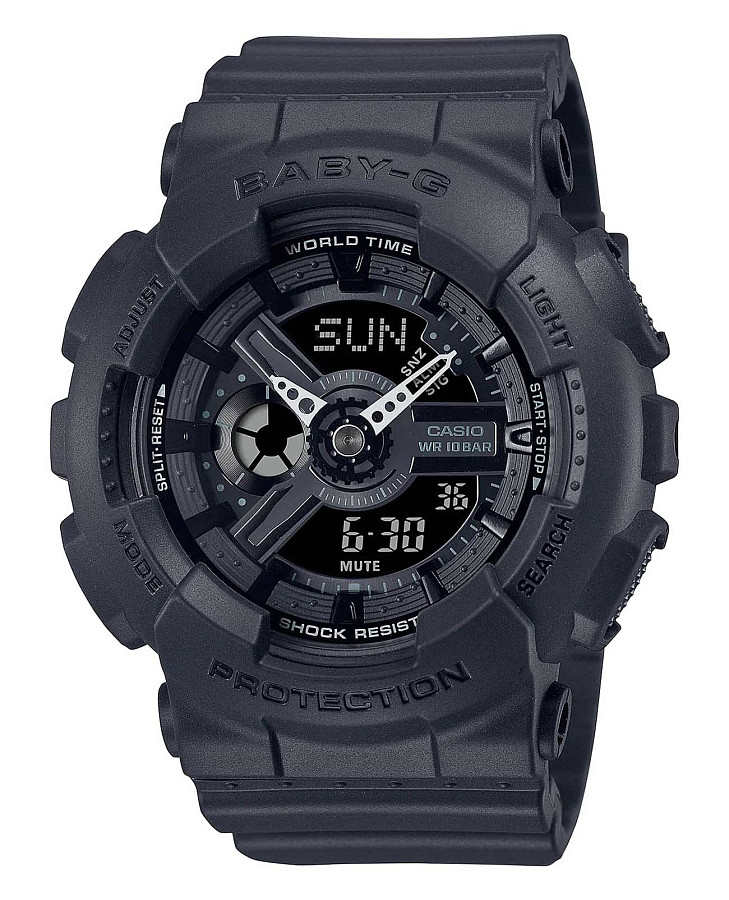 Часы Casio Baby-G BA-110XBC-1ADR (BA-110XBC-1A) — женские, черный