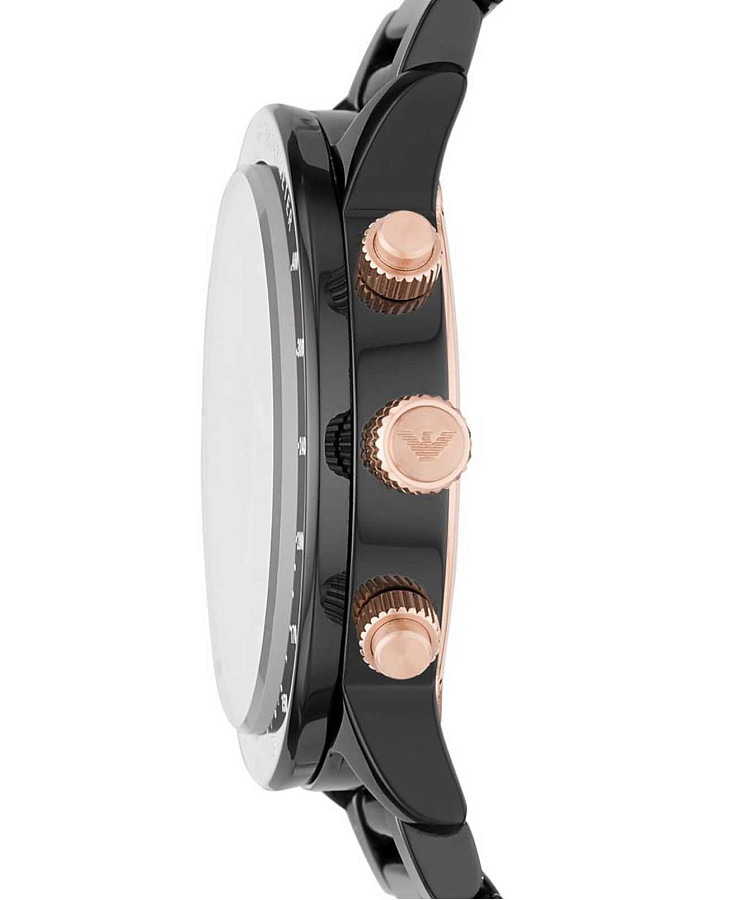 Часы Emporio Armani AR70002 — кварцевые, керамика сталь металл