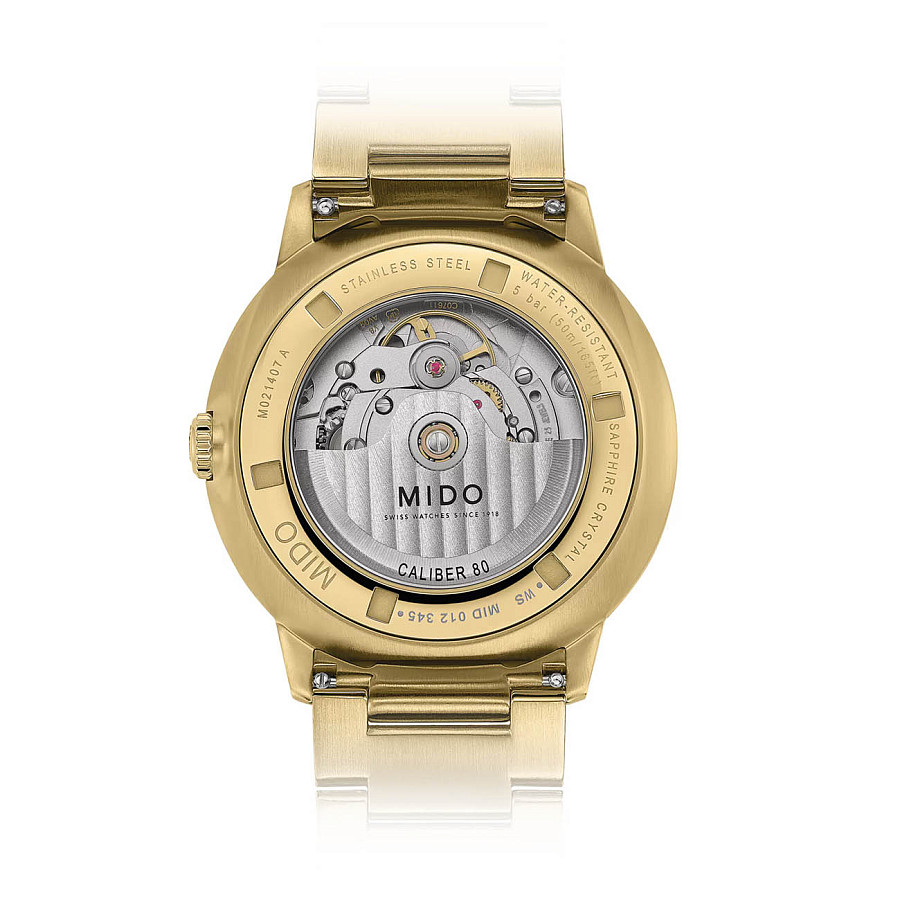 Часы Mido Commander Gradient M021.407.33.411.01 — черный, металл сталь