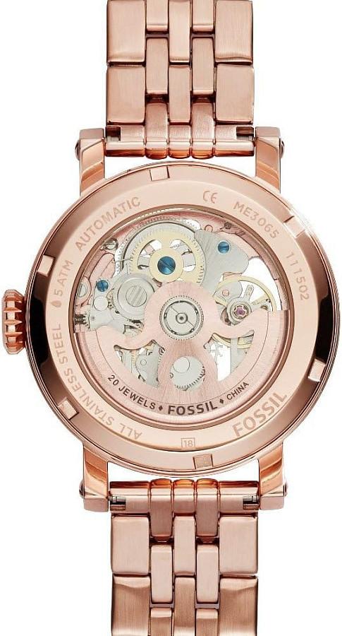 Часы Fossil Original Boyfriend Automatic ME3065 — металл сталь, США